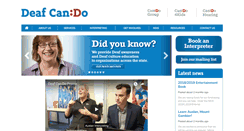 Desktop Screenshot of deafcando.com.au